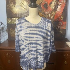 Young Fabulous & Broke tie-dye look blouse. Small